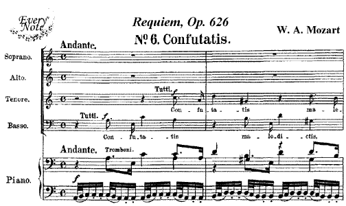 Реквием моцарта перевод